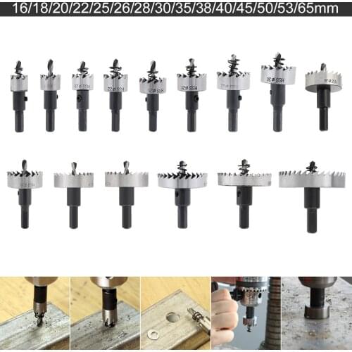 28mm HSS Drill Bit Hole Saw Twist Drill Bits Cutter Power Tool Metal Holes Drilling Kit Carpentry Tools for Wood Steel Iron