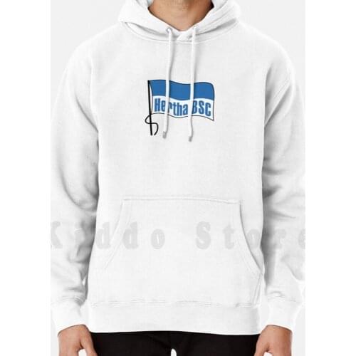Hertha Berlin Hoodies Long Sleeve Berlin Hertha Germany Football Hertha Berlin Soccer German Brandenburg Gate