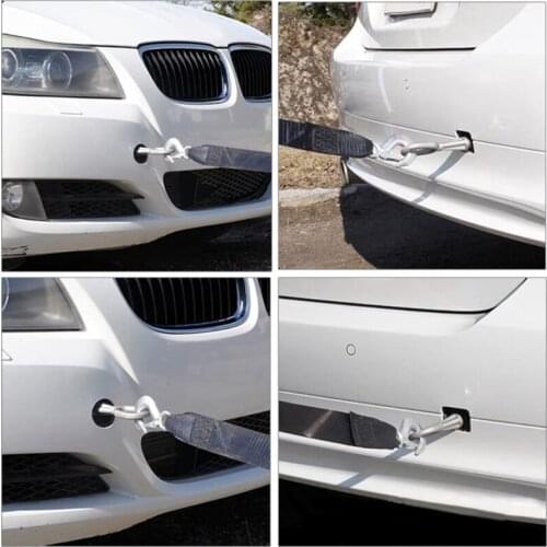 Boat Goods Fixed Rope Emergency Safety Cord 4/6Meters Length Trailer Marine Winch Strap with Metal Buckle