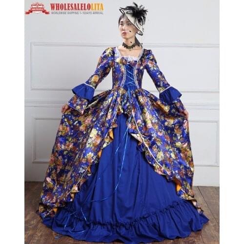 High Quality Holiday Marie Antoinette Dress Period Theatrical Cosplay Costume Custom Made
