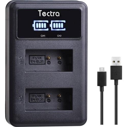 1PCS EN-EL20 EN EL20 EN EL20a Battery Charger LED USB Charger for Nikon Coolpix P1000 Nikon1 J1, J2, J3 Nikon1 AW1