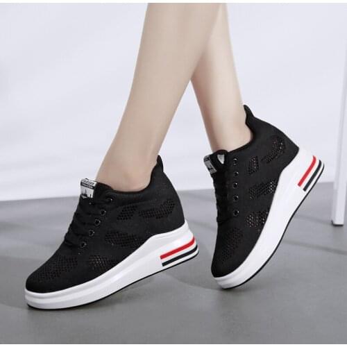 2020 Sneakers Women Tennis Shoes Chaussures Femme Outdoor Ladies Height Increasing Walking Shoes Women Sneakers Trainers