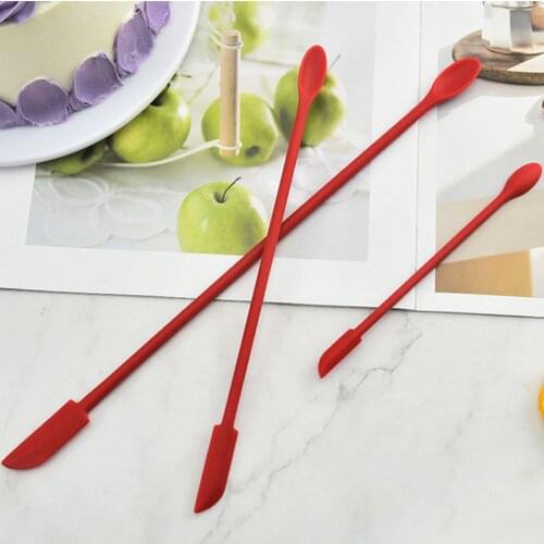 1 Pc Flexible Silicone Scraper Fashion Reusable Beauty Kitchen Safe Mini Spatula Makeup Brushes Face Mask- Brush Beauty Tools