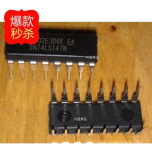 10PCS The new line SN74LS147N 10 -4 -3 wire and 8-wire priority encoder DIP package