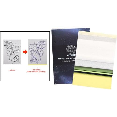 100x Tattoo Stencil Transfer Paper Thermal Tracing Paper Kit for Tattooing