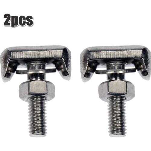 19116852 High Quality 2PCS Car Stainless Steel Battery Cable Terminal Connectors Car T-Bolt Replace