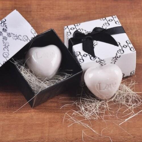 200pcs LOVE Heart Soap In The Box Wedding Baby Shower Favor for Wedding Gifts Party Favors Saint Valentines Gift