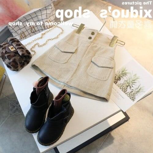2019 Baby Girls corduroy skirt high waist thick velvet fall winter Skirts clothes childrens clothing