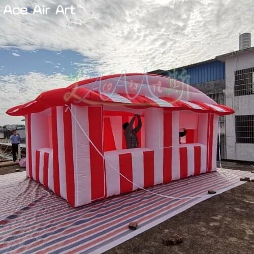 2020 Inflatable ticket booth,treat shop,stall promotional tent inflatable concession booth for games