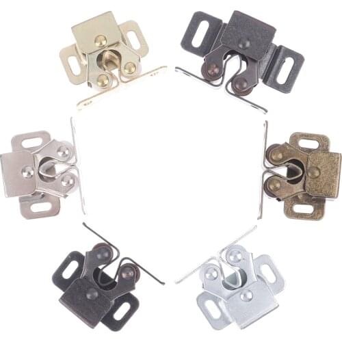 5pcs Door Stop Closer Stoppers Damper Buffer Magnet Cabinet Catches For Wardrobe Hardware Furniture Fittings