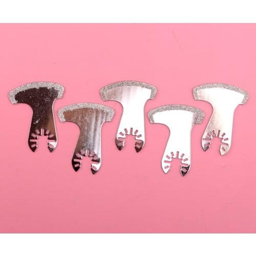 5pcs Universal Oscillating Multi Tool Diamond Segment Swing Grit Grout Saw Blade