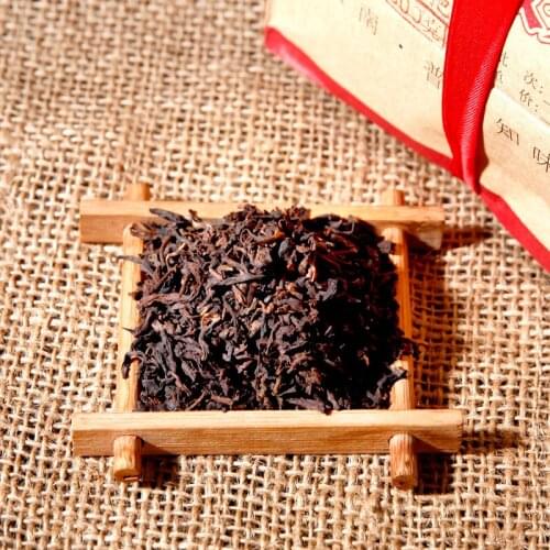 500g China Yunnan Jishun Hao Chen Nian Oldest Cooked Ripe Tea Pu'er Green Food for Health Care Lose Weight