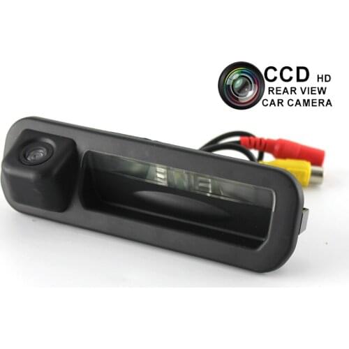 Car Trunk Handle Reversing Rear View Camera for FORD FOCUS 2012 2013 2014 HD CCD Wide Angle Night Vision Parking Backup Camera