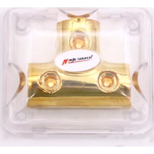 Car Audio Amplifier Modified Pure Copper Insurance One Point Two/one Output Two Ground Box Junction Box Splitter