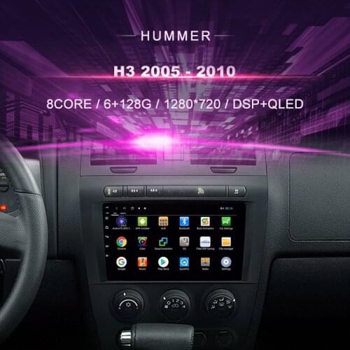 Car DVD For Hummer H3 2005 - 2010 Car Radio Multimedia Video Player Navigation GPS Android 10.0 double din