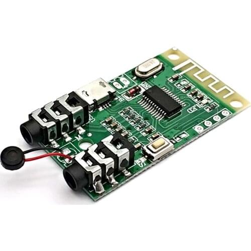 Bluetooth 4.2 Audio Transmitter Receiver Board 3.7V~5V 10M Distance MP3 Decoding Wireless Module Speakers Diy 3.5mm for Arduino