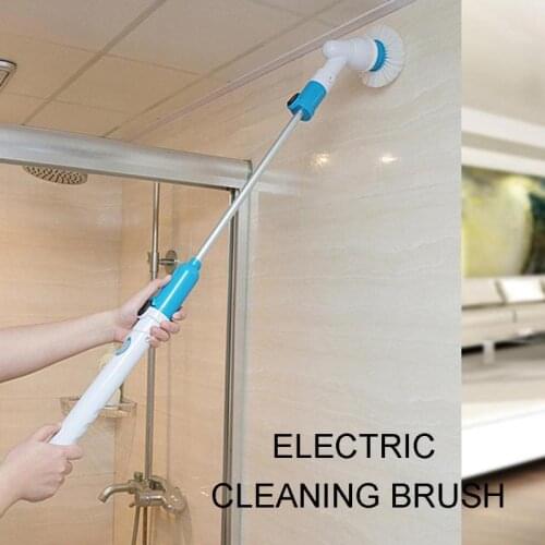 Turbo Scrub Electric Cleaning Brush Wireless Charging Adjustable Waterproof Cleaner for Bathroom Kitchen Cleaning Tool