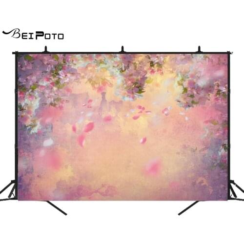 BEIPOTO Pink flower backdrop for photo studio photography background newborn baby shower party decoration dessert table