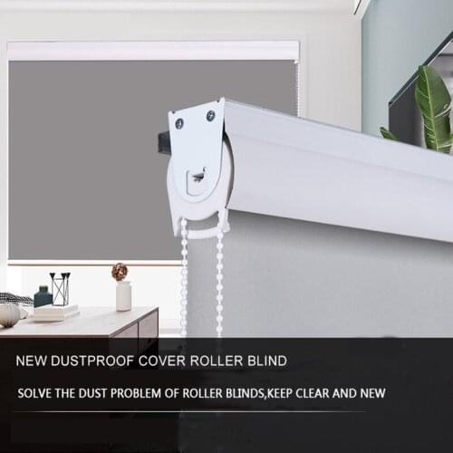 Hot sale cost-effective blackout transparent dust proof cover roller blinds customerized curtain size for window in living rooms