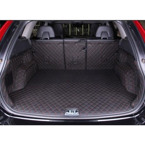 Fiber leather car trunk mat for volvo xc60 2008 2009 2010 2011 2012 2013 2014 2015 2019 2020