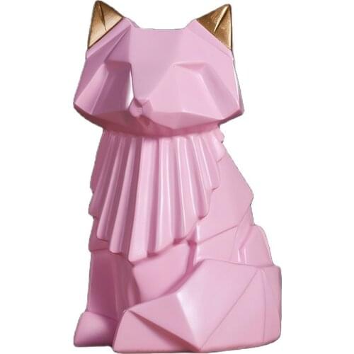 Creative Nordic Piggy Bank Cartoon Childrens Money Box Coin Cash Fox Money Saving Box Spaarpot Birthday Gift Ornaments FP055