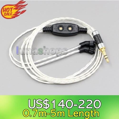 LN004751 Hi Res PCOCC + Pure Silver Alloy Earphone Cable For JH Audio Sirens Roxanne JH24