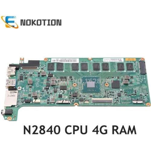 NOKOTION DANL6LMB6B0 5B20H70352 Main board For lenovo Chromebook N21 N21-80MG laptop motherboard Celeron N2840 CPU 4G DDR3