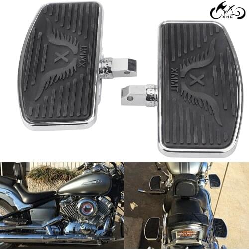 Motor Front Rider Footboard Floorboard For Harley Dyna Touring For Honda Shadow Yamaha Suzuki Kawasaki Custom Chopper Cruisers
