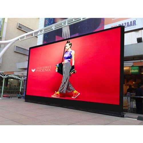 P10 rgb LED Display 640X640mm Waterproof big advertising billboard Die cast aluminum cabinet for LED display TV screen