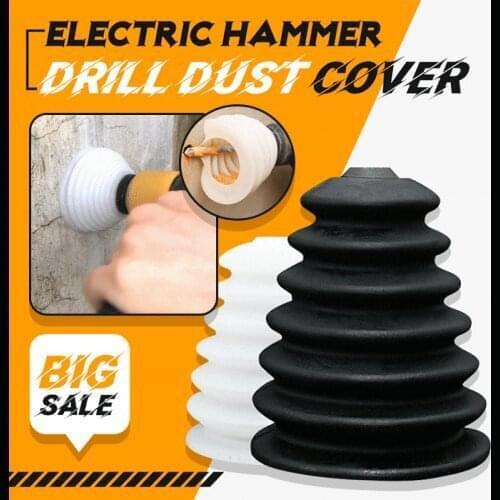 Electric Hammer Drill Dust Cover Electric Drill Dust Cover Rubber Impact Hammer Drill Dust Collector Dustproof Device Power Tool