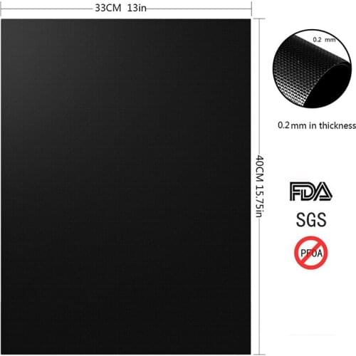 Fiberglass non-stick high temperature resistant barbecue accessories barbecue mat outdoor barbecue mat oven mat grill mat