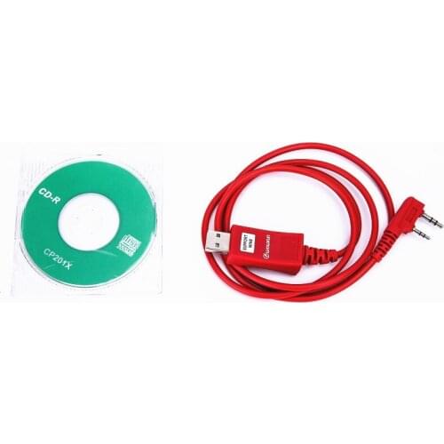 WOUXUN USB Programming Cable for walkie talkie KG-UVD1P KG-UV8D KG-UV9D Plus with CD Driver