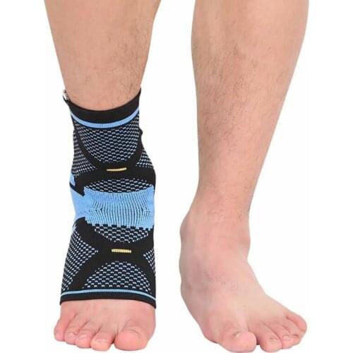 1 Pcs Sport Safety Ankle Silicone elastic Support Strong Ankle Bandage Elastic Brace Guard Support Sport Gym Foot Wrap Protect