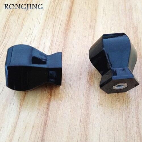 10pcs Black Kitchen Cabinet Drawer Knobs Solid Black Acrylic Knob Woden Shoes Box Handles Furniture Cupboard Dresser Pulls