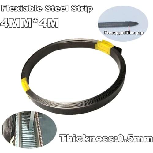 4MM*4M Steel Strip Aluminum Radiator Rust Cleaner Tool-Pass Through Pierce