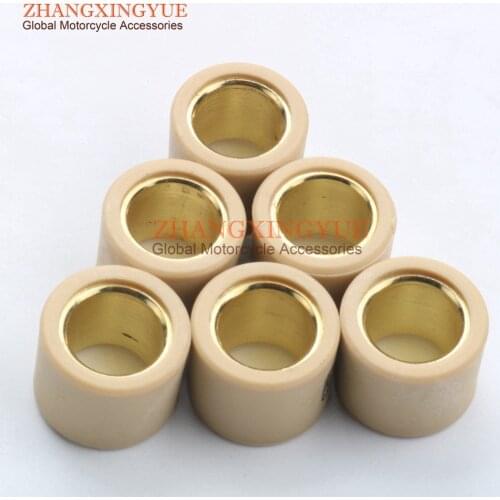 6PC Variator Weights Round 21 x 17mm 13g for GILERA Runner 200 Nexus Eu3 250 300 Oregon 250