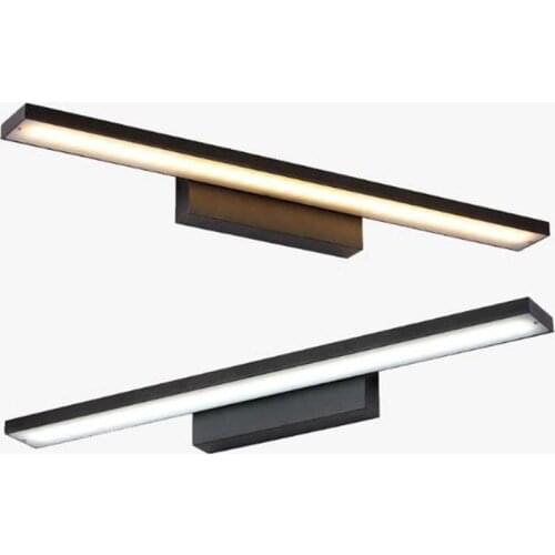 90V - 265V 12W 60cm led Mirror Lights Lamp Black Cabinet Lights LED Dress Mirror Bedroom Bathroom White Make up Modern Lamps