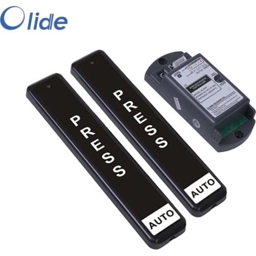 Automatic Door Wireless Push Button,Electric Door Long Type Black Button For Access Control System