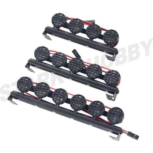 RC Car IPF Roof Lamp LED Light Bar for 1/10 RC Crawler Traxxas TRX4 Axial SCX10 90046 Redcat GEN8 RGT86100