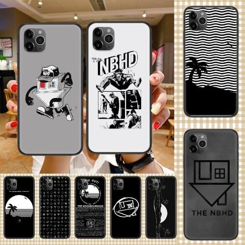 Neighbourhood NBHD Phone Case Cover Hull For iphone 5 5s se 2 6 6s 7 8 12 mini plus X XS XR 11 PRO MAX black fashion back soft