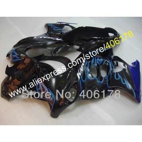 GSX750F GSX600F For Suzuki Katana Fairing Parts GSX750 600F 2005 2006 Blue Flame Sportbike Motorcycle Fairings