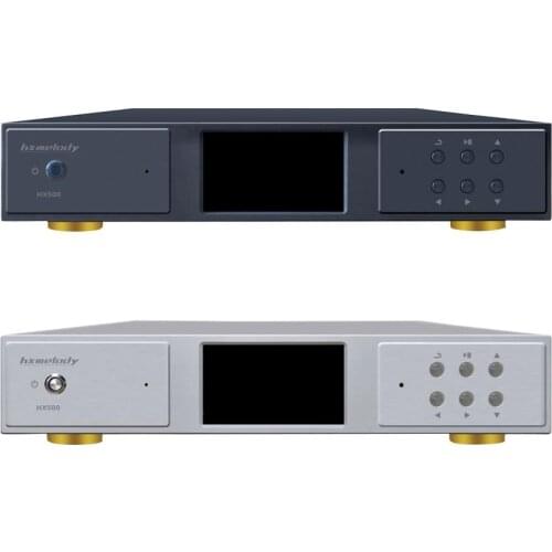 Hxmelody HX500 AK4497 PCM768KHz 32Bit DSD1024 LCD DST64 SACD APP DNLA Digital Turntable Lossless CD Music Player