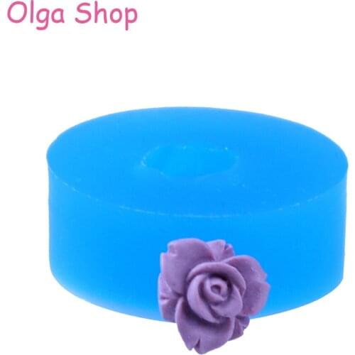HYL197 Tiny Flower Silicone Mold Cake Decorating Fondant Polymer Clay Resin Wax Soap Icing Flexible Push Mold