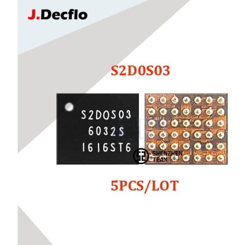 JDecflo 5Pcs/Lot S2DOS03 S2D0S03 For Display Power Supply IC PMIC Samsung S7 S7Edge G930F G9350 Integrated Circuits Circutos