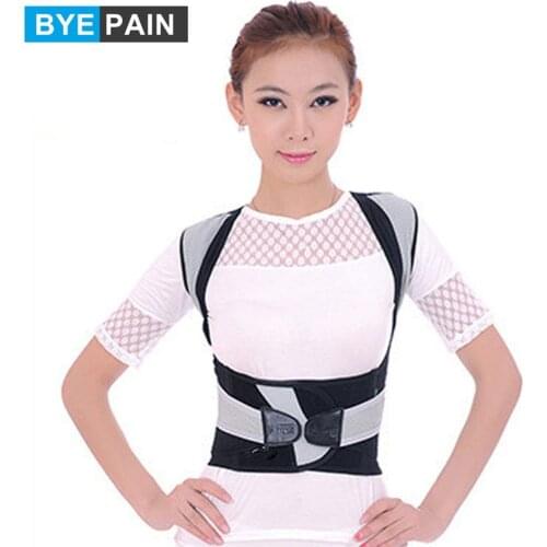 BYEPAIN Unisex Back Shoulder Posture Corrector Health Care Pain Relief Back Brace Support Back Belt M-XL for women man