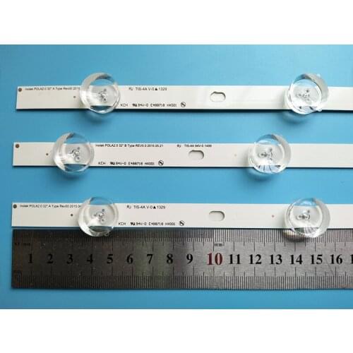 New 5set=15pcs 6/7LED 590mm LED strip Replacement for LG 32LN5100 32LN545B Innotek POLA2.0 32 inch A B type HC320DXN