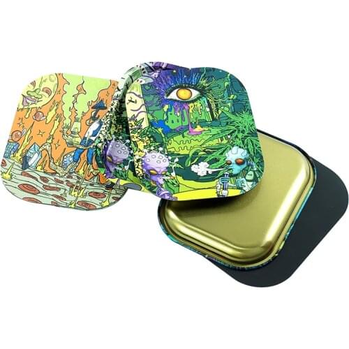 14.1cm*18cm Cigarette Rolling Tray for Tobacco with Magnetic Cover Unique Storage Plate Smoking Accessories Practical