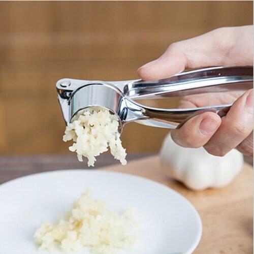 Garlic Presses Tools Zinc Alloy Ginge Garlic Squeeze Tool Crusher Fruit Vegetable Cooking Tools Kitchen Accessories
