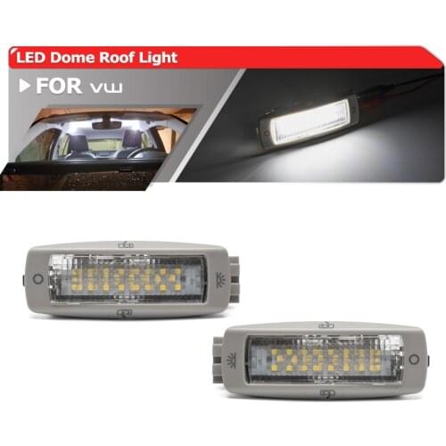 Led Rear Reading Map Dome Light Ceiling Lamp 3B0947291 B For VW Golf Passat Beetle Tiguan Caddy For Skoda Fabia Superb Seat Leon