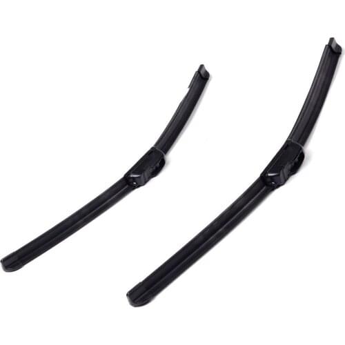 Universal U-type Soft Frameless Bracketless Rubber Car Windshield Wiper Blade 26" 18'' 2 Pairs/Set